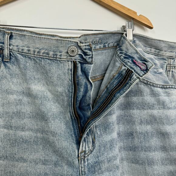 American Eagle Outfitters Pride 90s Boyfriend Jeans Blue Rainbow Casual Size 24 - Picture 6 of 11